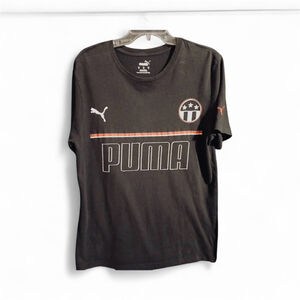 Puma Men’s Graphic Logo T-Shirt – Black – Size M (JC22)